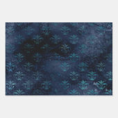 ゴシッビクトリアンクグランジラッピング紙、暗 ラッピングペーパーシート (正面2)