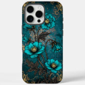 ゴシッビクトリアンクシーグリーン&金ゴールドボタニカルリュックス Case-Mate iPhoneケース (裏面)