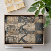 ゴシッビクトリアンクハロウィーンパッチワーク 薄葉紙 (ギフト)