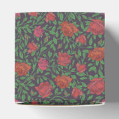 ゴシッビクトリアンクパーフェクトレッド&明るい赤紫色バラ フェイバーボックス (上部)