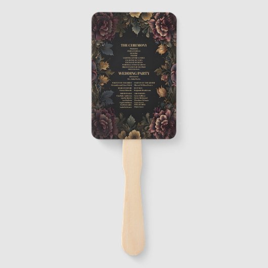 ゴシッビクトリアンクフローラフレ結婚ーム ハンドファン (裏面)