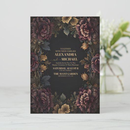 ゴシッビクトリアンクフローラフレ結婚ーム 招待状 (スタンド正面)