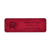 ゴシッビクトリアンクレ結婚ース ラベル (正面)