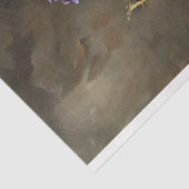 ゴシッビクトリアンク紫色のバラのヴィンテージ花瓶 薄葉紙 (詳細)