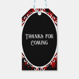 ゴシッビクトリアンク血スパター結婚ヴァンパイア ギフトタグ