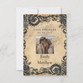 ゴシッビクトリアンク・エレガンス結婚ズ セーブザデート