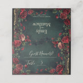 ゴシッビクトリアンク・エレガンス結婚ズ プレイスカード (外部開封)