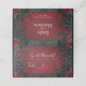 ゴシッビクトリアンク・エレガンス結婚ズ プレイスカード (外部開封)