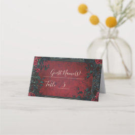 ゴシッビクトリアンク・エレガンス結婚ズ プレイスカード