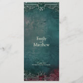 ゴシッビクトリアンク・エレガンス結婚ズ メニュー (裏面)