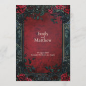 ゴシッビクトリアンク・エレガンス結婚ズ メニュー (裏面)