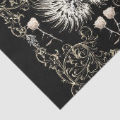 ゴシッビクトリアントロマンススカルウィングス&ホワイトローズ 薄葉紙 (詳細)