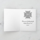 ゴシッファンシーク生誕ビクトリアン生日すべての行事 カード (内部)