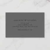 ゴシッフランスのクダマスクスタイリスト 名刺 (裏面)