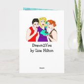 ゴシップおもしろいの友だち、呼んでくれ カード (裏面)