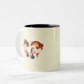 ゴシップの連鎖 ツートーンマグカップ (正面左)