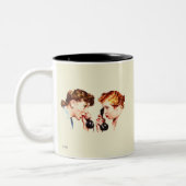 ゴシップの連鎖 ツートーンマグカップ (左)