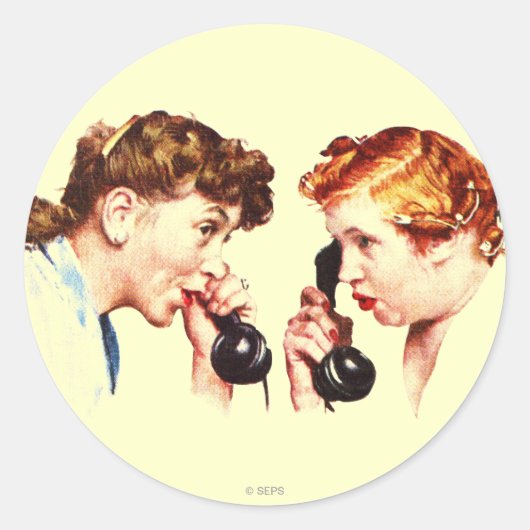 ゴシップの連鎖 ラウンドシール (正面)