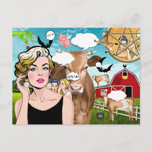 ゴシップはがき ポストカード (正面)