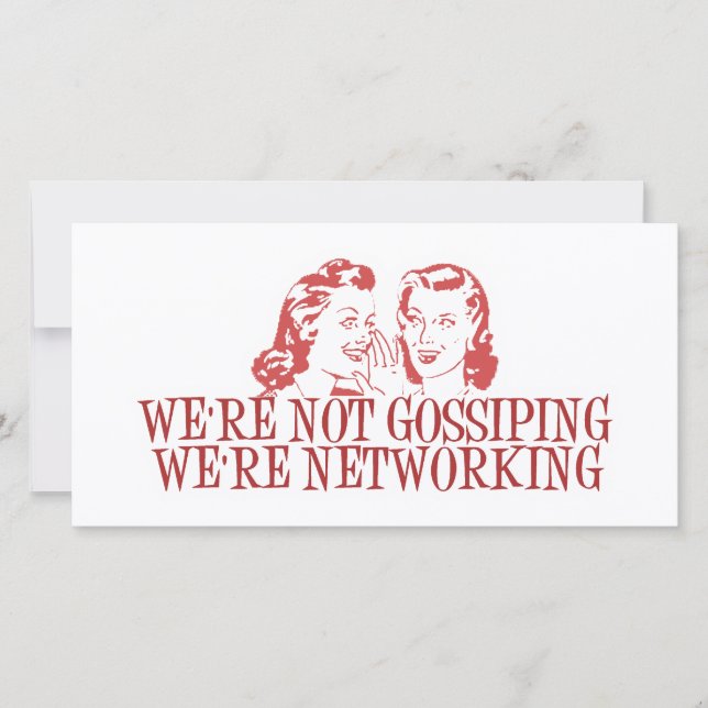 ゴシップはネットワーク化されていない (正面)