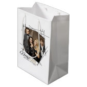 ゴシップガールグラマーグループグラフィック ミディアムペーパーバッグ (裏面アングル)