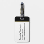 ゴシップガールグラマーグループグラフィック ラゲッジタグ (裏面縦)