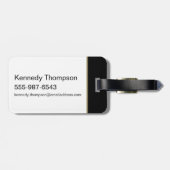 ゴシップガールグラマーグループグラフィック ラゲッジタグ (裏面横)