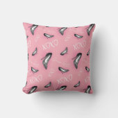 ゴシップガールハイヒールパターン クッション (正面)