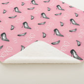 ゴシップガールハイヒールパターン シェルパブランケット (3/4)