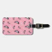 ゴシップガールハイヒールパターン ラゲッジタグ (正面横)