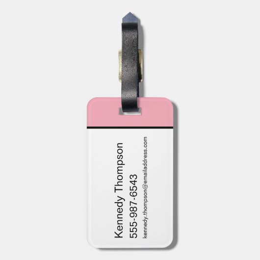 ゴシップガールハイヒールパターン ラゲッジタグ (裏面縦)