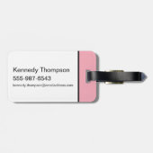 ゴシップガールハイヒールパターン ラゲッジタグ (裏面横)