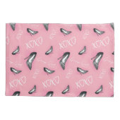 ゴシップガールハイヒールパターン 枕カバー (裏面)