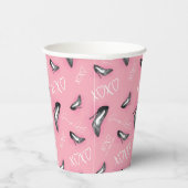 ゴシップガールハイヒールパターン 紙コップ (右)