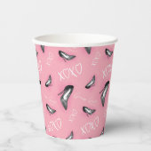 ゴシップガールハイヒールパターン 紙コップ (正面)