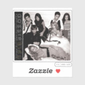 ゴシップガール白黒グループグラフィック シール (シート)