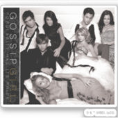 ゴシップガール白黒グループグラフィック シール (正面)