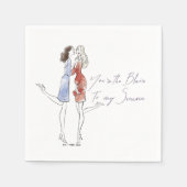 ゴシップガール – あなたは私のセレナへのブレア スタンダードカクテルナプキン (正面)