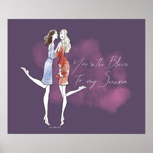 ゴシップガール – あなたは私のセレナへのブレア ポスター (正面)