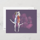 ゴシップガール – あなたは私のセレナへのブレア ポストカード (正面/裏面)