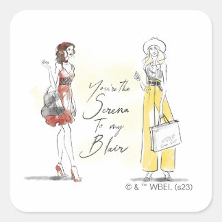 ゴシップガール – あなたは私のブレアにセレナ スクエアシール