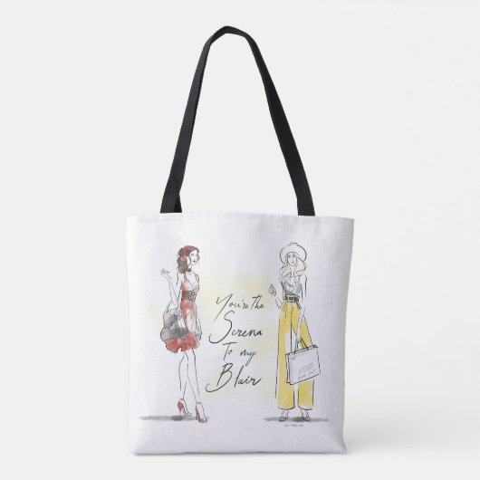 ゴシップガール – あなたは私のブレアにセレナ トートバッグ (裏面)