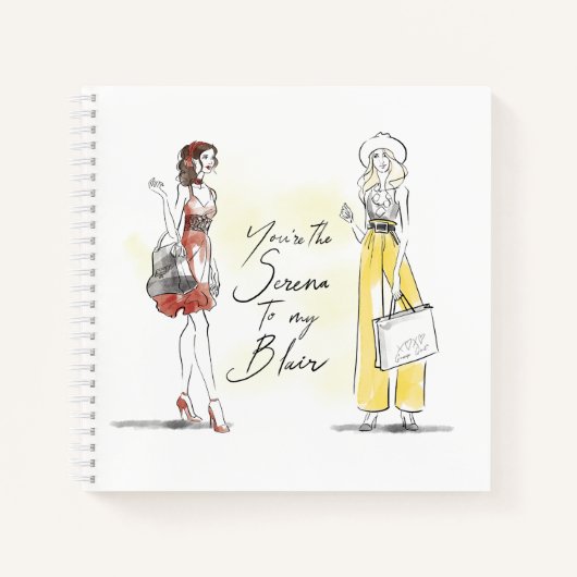 ゴシップガール – あなたは私のブレアにセレナ ノートブック (正面)