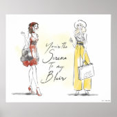 ゴシップガール – あなたは私のブレアにセレナ ポスター (正面)