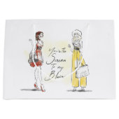 ゴシップガール – あなたは私のブレアにセレナ ラージペーパーバッグ (正面)