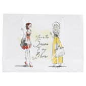 ゴシップガール – あなたは私のブレアにセレナ ラージペーパーバッグ (裏面)