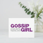 ゴシップガール – 人気はその価格を持っている ポストカード (スタンド正面)
