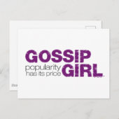 ゴシップガール – 人気はその価格を持っている ポストカード (正面/裏面)