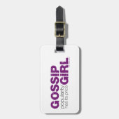 ゴシップガール – 人気はその価格を持っている ラゲッジタグ (正面縦)