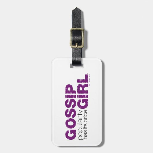 ゴシップガール – 人気はその価格を持っている ラゲッジタグ (正面縦)
